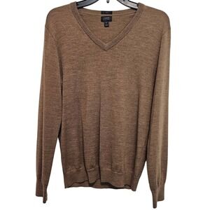 Vintage J Crew Mens Wool Pullover Sweater Size S Fisherman Neutral Capsule Retro